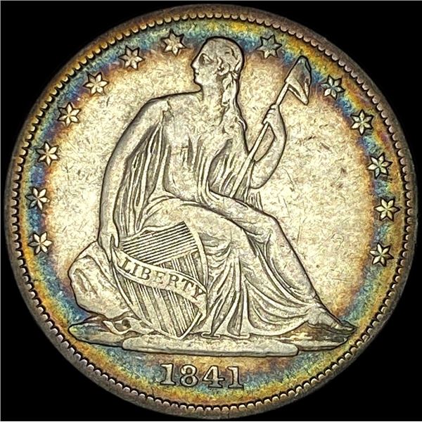 1841-O Seated Liberty Half Dollar LIGHTLY  CIRCULATED