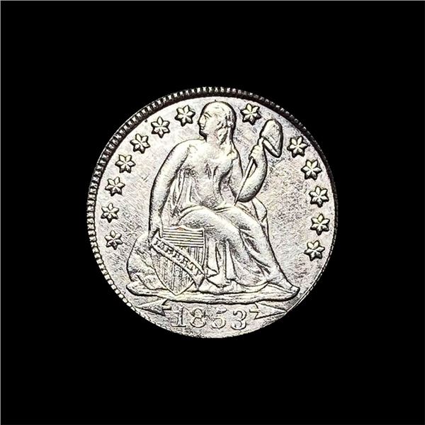 1853-O Seated Liberty [Arrows] Dime CLOSELY  UNCIRCULATED
