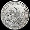 Image 2 : 1858 Seated Liberty Half Dollar CLOSELY  UNCIRCULATED