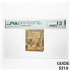 Image 1 : 1777 4 Pence Pennsylvania Colonial Note PMG F 12