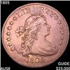 Image 1 : 1805 Draped Bust Quarter CHOICE AU
