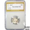 Image 1 : 1917 Mercury Silver Dime PGA MS66