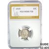 Image 1 : 1919 Mercury Silver Dime PGA MS66 FSB