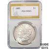 Image 1 : 1885 Morgan Silver Dollar PGA MS65
