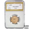 Image 1 : 1864 Two Cent Piece PGA MS63