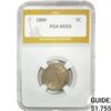 Image 1 : 1884 Liberty Victory Nickel PGA MS65