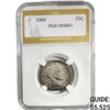 Image 1 : 1904 Barber Quarter PGA MS66+