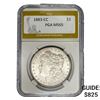 Image 1 : 1883-CC Morgan Silver Dollar PGA MS65