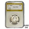 Image 1 : 1958 Washington Silver Quarter PGA PR66