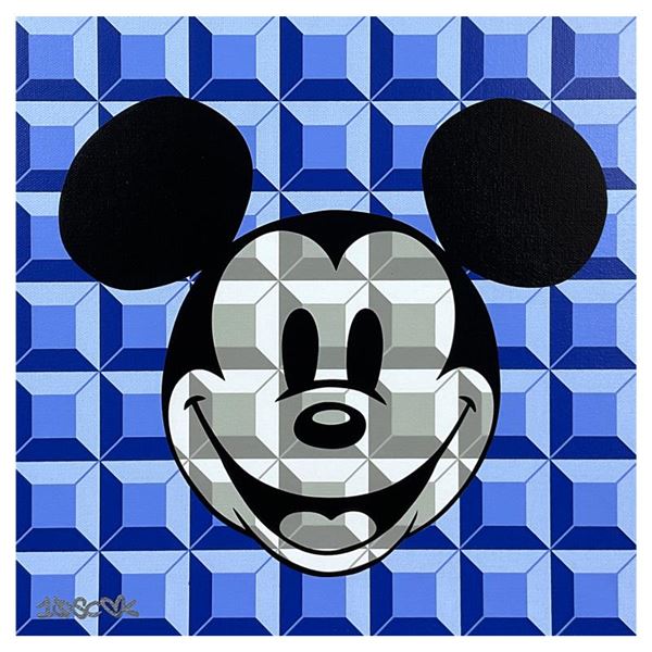 Blue 8-Bit Mickey by Loveless Tennessee
