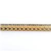 Image 4 : 14KT Yellow Gold 5.07 ctw Double Row Diamond Tennis Bracelet