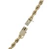 Image 2 : Classic Yellow Gold 46" 4mm Thick Layerable Rope Link Chain Necklace