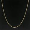 Image 1 : Vintage European 8k Yellow Gold 29.5" Interlocking Rolo Link Chain Necklace
