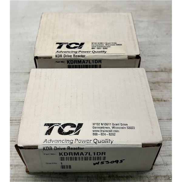 (2) TCI #KDRMA7L1 Drive Reactors