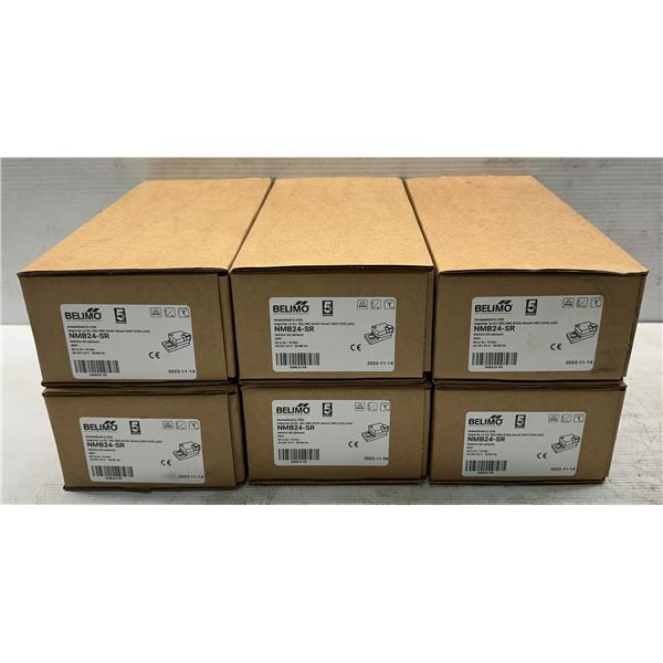 Lot of (6) Belimo #NMB24-SR Damper Actuators
