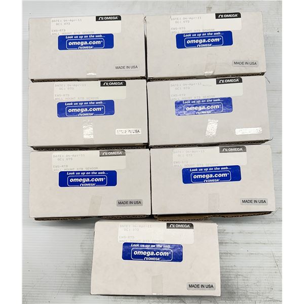 Lot of (7) Omega #EWS-RTD Environment Wall Sensors
