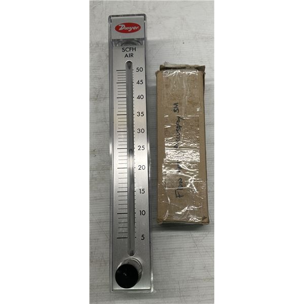 Lot of (2) Dwyer Flow Meters #RMC-101-SSV & #RMB-50-SSV