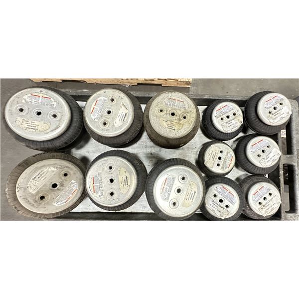 Lot of (12) Continental Convoluted Crimped Air Springs