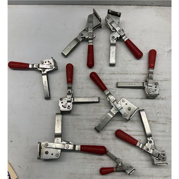 Lot of (9) De-Sta-Co Toggle Clamps