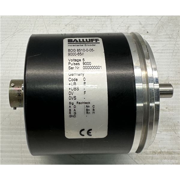 Balluff #BDG 8510-0-05-9000-65 Incremental Rotary Encoder