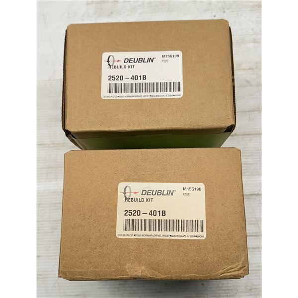 (2) Deublin #2520-401B Rebuild Kits