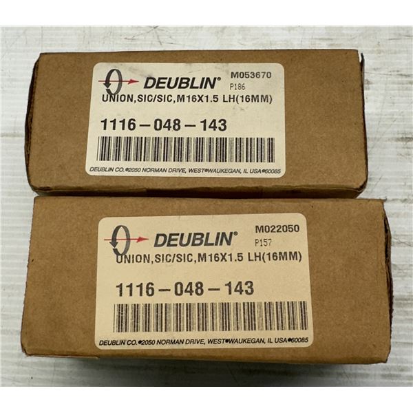 (2) Deublin #1116-048-143 Unions