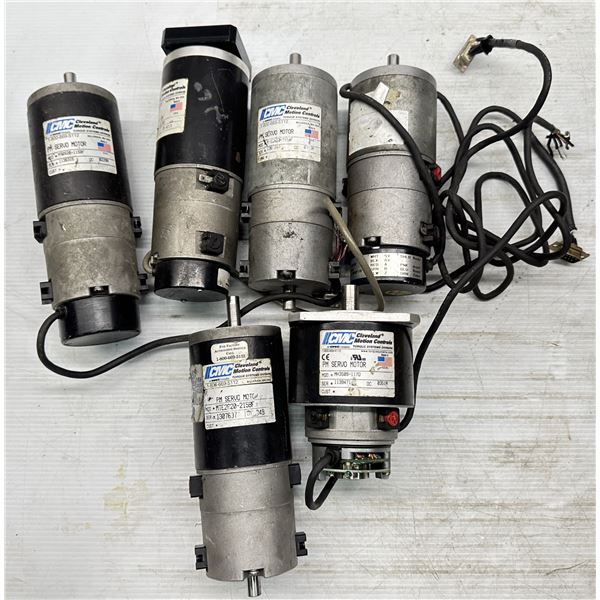 Lot of (6) Cleveland Motion Controls PM Servo Motors