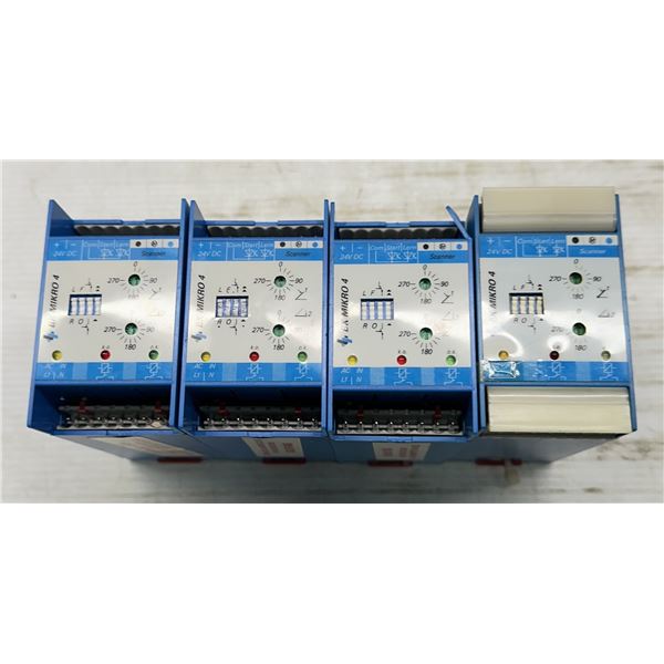 (4) Leukhardt #BK MIKRO 5 Monitor Relays