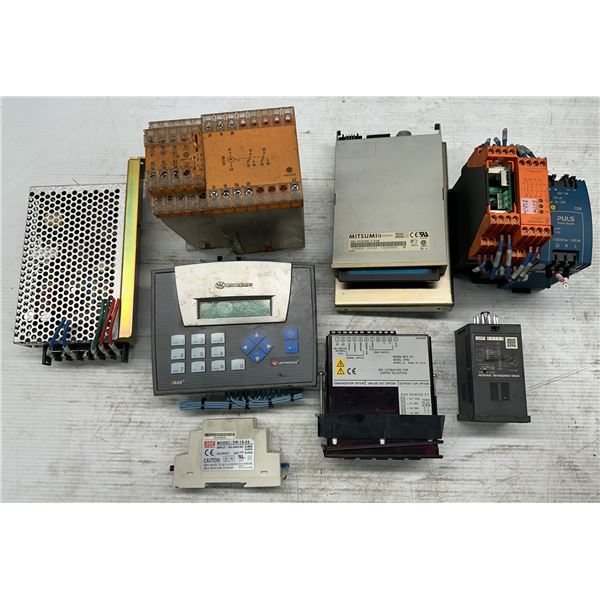 Lot of Misc. Power Supplies, Relays, Controller Items Plus More+++