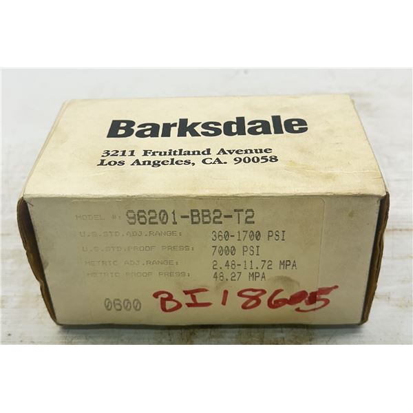 Barksdale #96201-BB2-T2 Pressure Switch