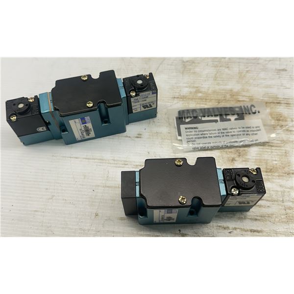 Lot of (2) Mac Valves #6231C-000-PM-111DA & #6211C-000-PM-111DA
