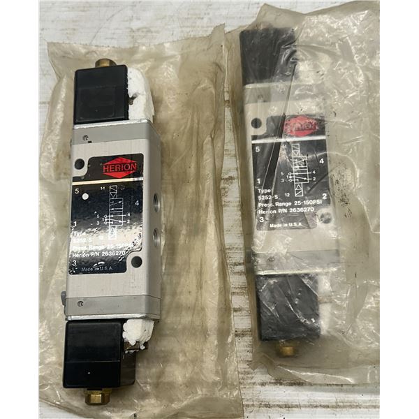 (2) Herion #2636270 / 5252-S Valves