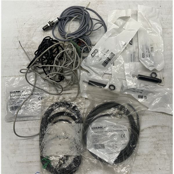 Lot of Misc. Schunk, Ace, & Balluff Items