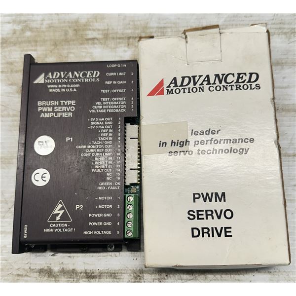 (2) Advanced #X07 12A8K Servo Amplifiers