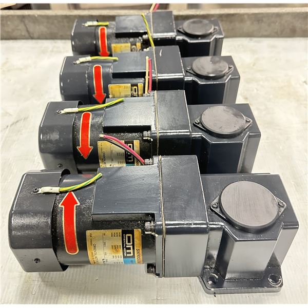 (4) Oriental Motor #5IK90GU-SW Induction Motors w/5GU25RH Gear Heads