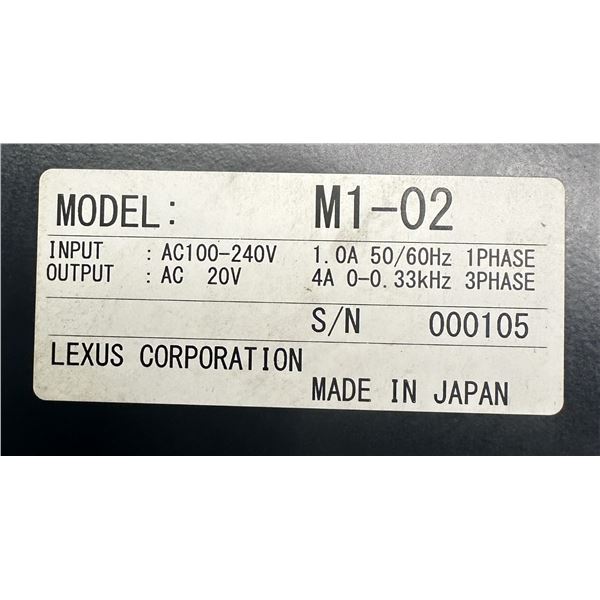 Lexus #M1-02 Spindle Drive Unit