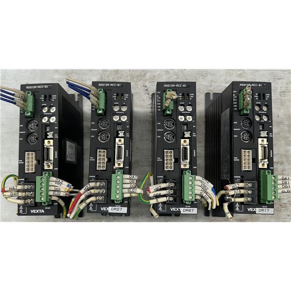 (4) Oriental Motor #ASD13A-ACC-B1 Vexta Drivers