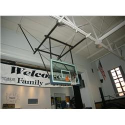 Glass basketball goal