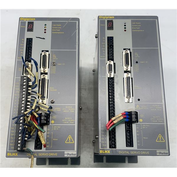 (2) Parker #BLHX75BP Digiplan Digital Servo Drives