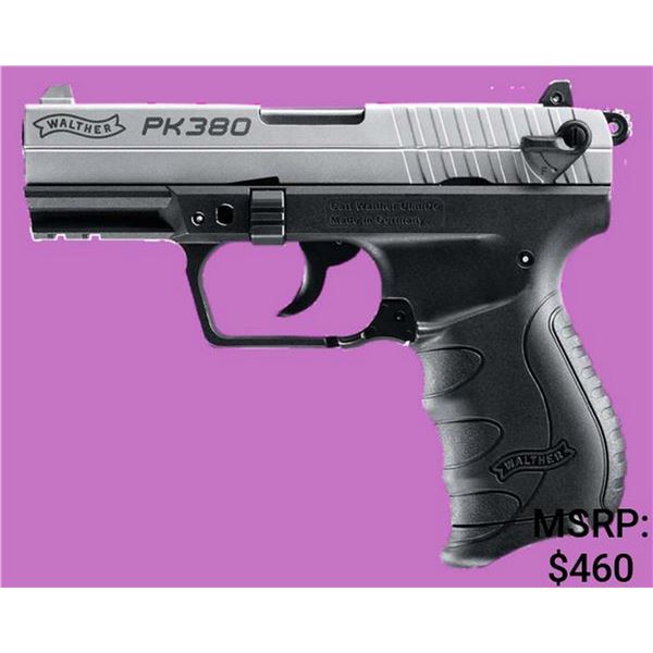 Walther PK380 Nickel .380 Pistol