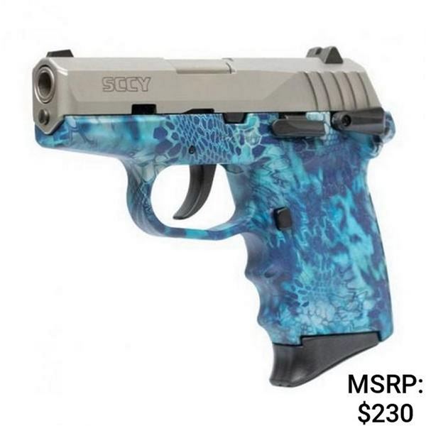 SCCY CPX-1 Aquamarine/Silver 9mm Pistol