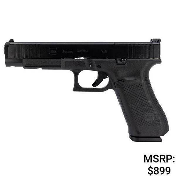 Glock 34 Gen5 9mm Pistol