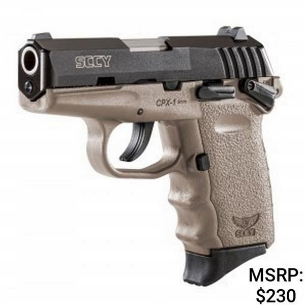 SCCY CPX-1 Brown/Black 9mm Pistol