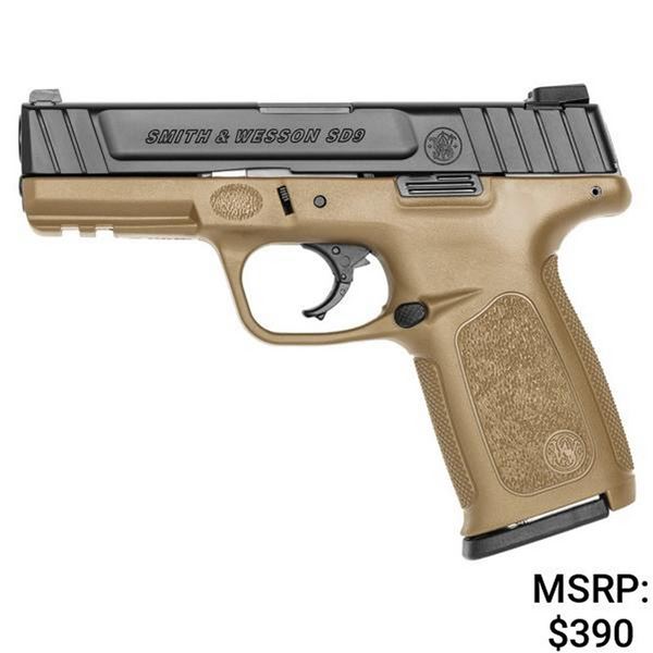 Smith & Wesson SD9 FDE 9mm Pistol