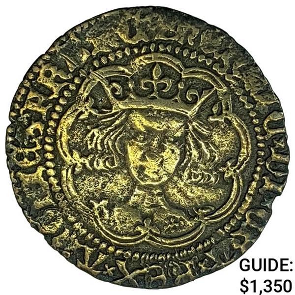 1413-1422 Great Britain Silver Groat NEARLY UNCIRCULATED