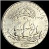 Image 2 : 1938 Sweden Silver 2 Kroner UNCIRCULATED