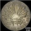 Image 1 : 1894Ca MM Mexico Silver 8 Reales Cap&Rays NEARLY UNCIRCULATED