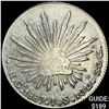 Image 1 : 1887Ga DS Mexico Silver 8 Reales Cap&Rays CLOSELY UNCIRCULATED