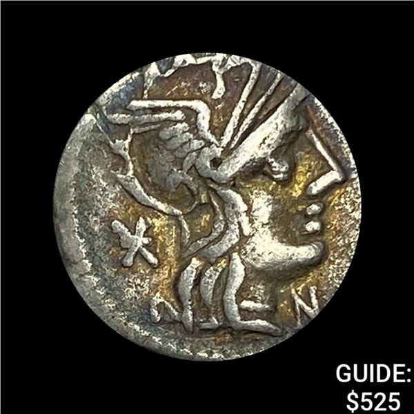 Roman Numerius Fabius Pictor Solver Denarius NEARLY UNCIRCULATED