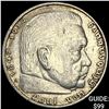 Image 1 : 1939-A Germany Silver 5 Riechsmark CLOSELY UNCIRCULATED